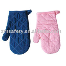 Funny heat resistant cotton oven gloves with fingers ZMR77